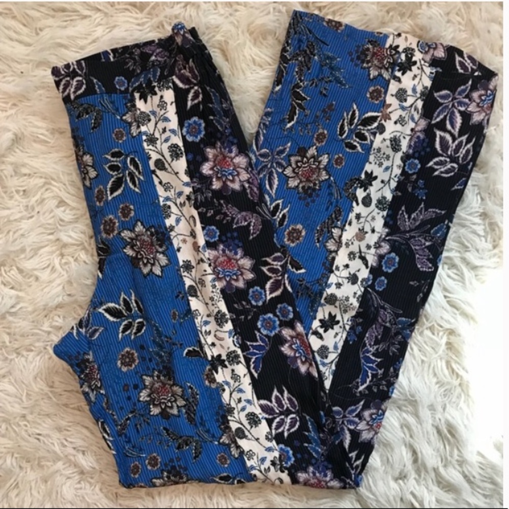 Zara Patchwork Print Pants - image 5